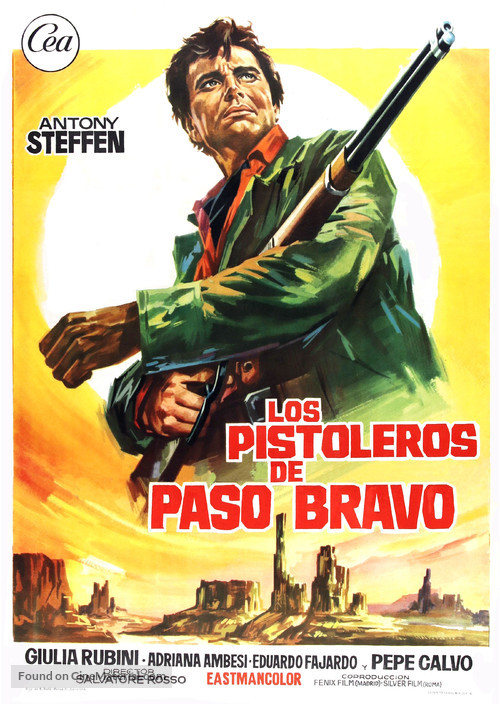 Uno straniero a Paso Bravo - Spanish Movie Poster