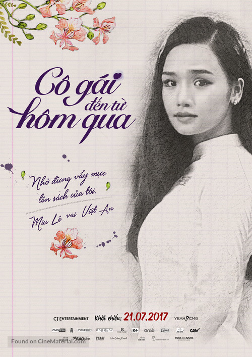 Co gai den tu hom qua - Vietnamese Movie Poster