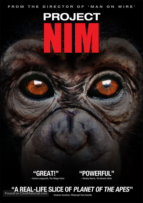 Project Nim - DVD movie cover