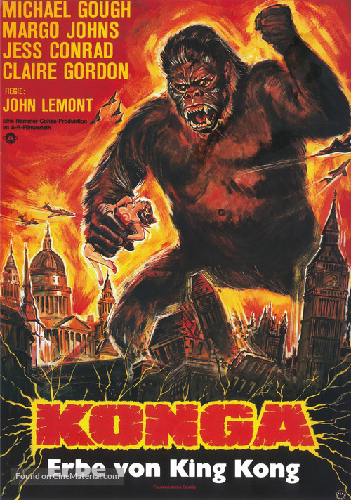 Konga - German Movie Poster