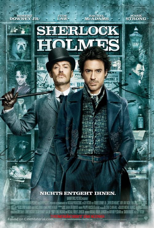 Sherlock Holmes - German Movie Poster