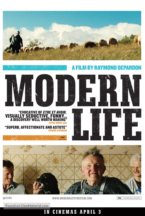 La vie moderne - British Movie Poster