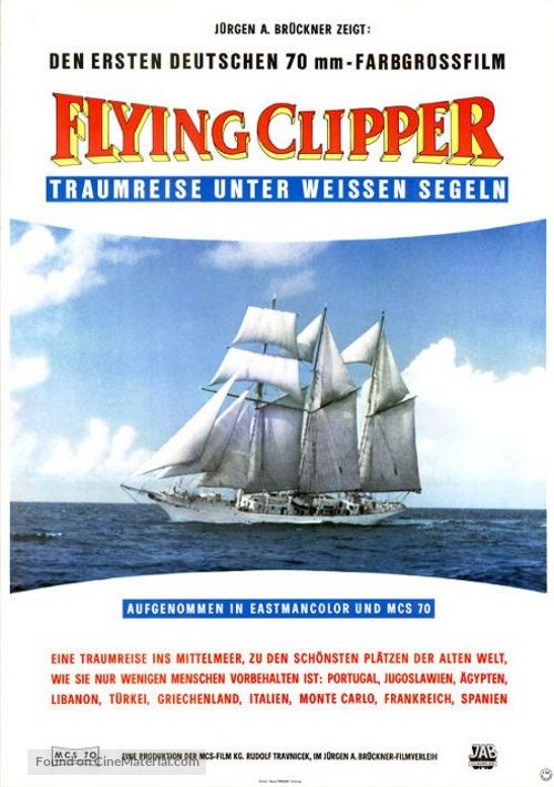 Flying Clipper - Traumreise unter weissen Segeln - German Movie Poster