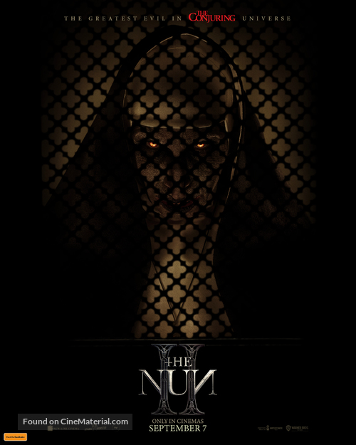 The Nun II - Australian Movie Poster