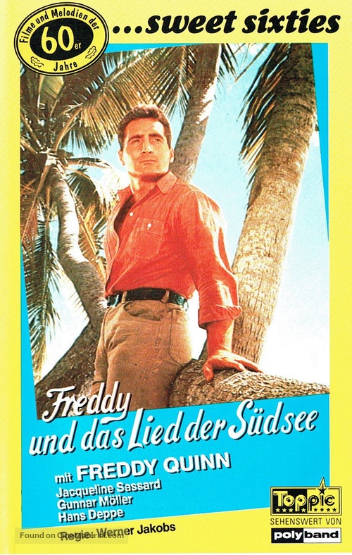 Freddy und das Lied der S&uuml;dsee - German VHS movie cover