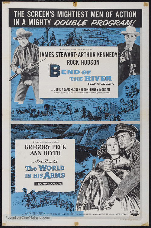 Bend of the River - Combo movie poster