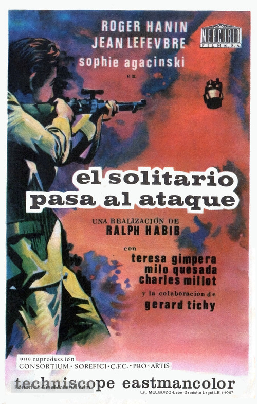 Le solitaire passe &agrave; l&#039;attaque - Spanish Movie Poster