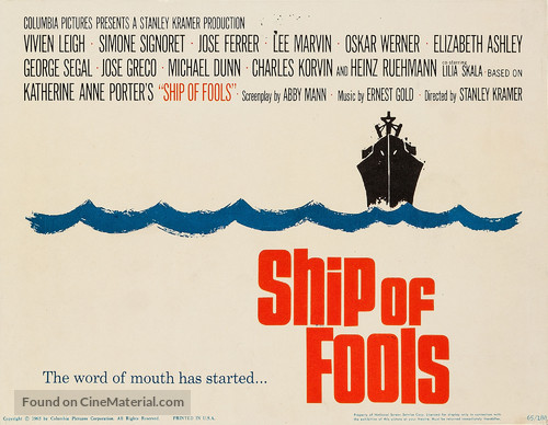 Ship of Fools - Movie Poster