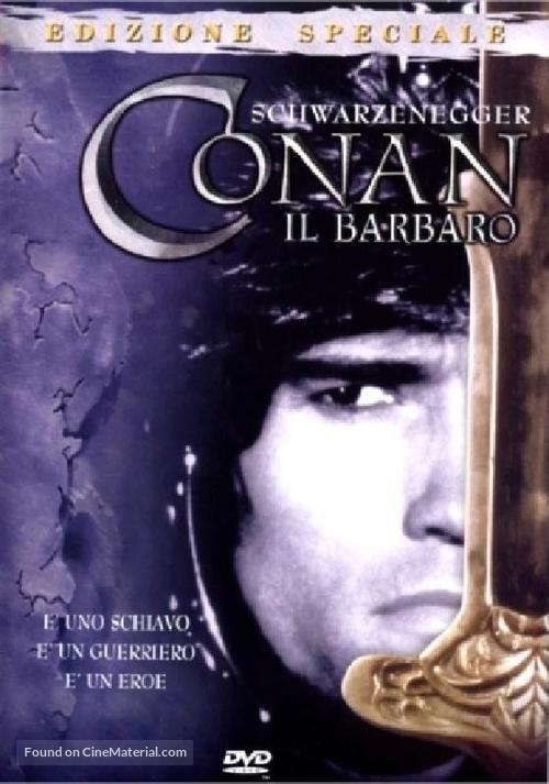Conan The Barbarian - Italian Movie Cover