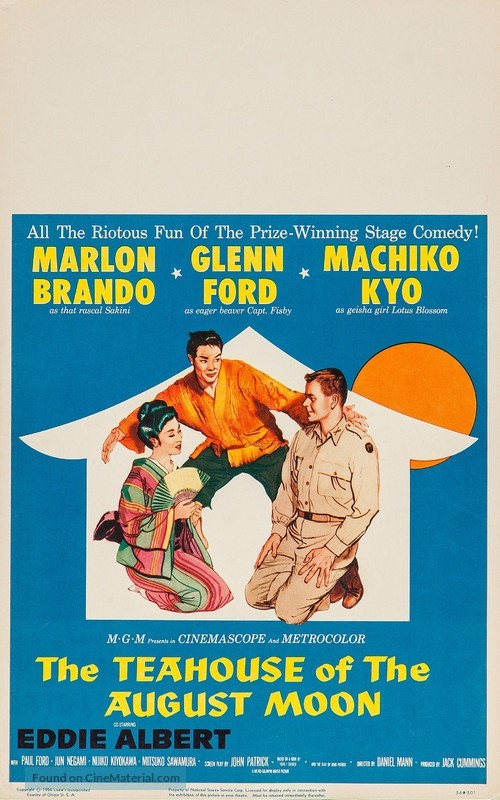 The Teahouse of the August Moon - Movie Poster