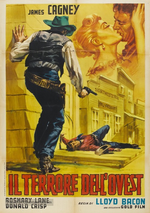 The Oklahoma Kid - Italian Re-release movie poster