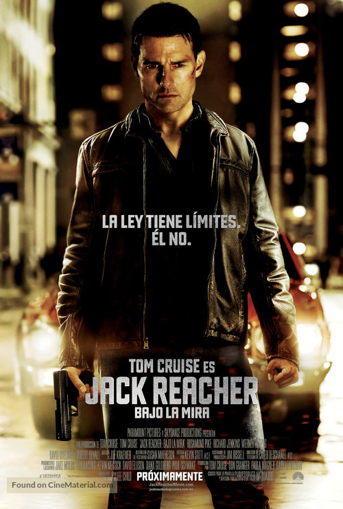 Jack Reacher - Mexican Movie Poster