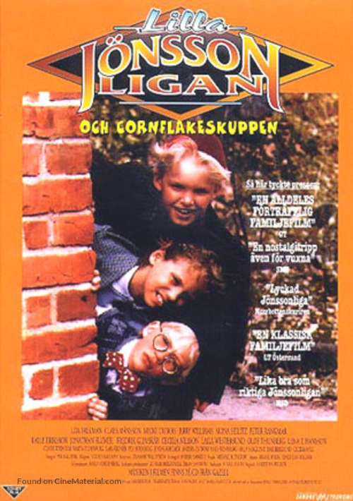 Lilla J&ouml;nssonligan och cornflakeskuppen - Swedish Movie Poster