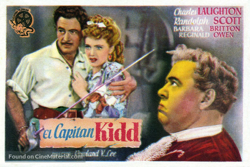 Captain Kidd - Spanish Movie Poster