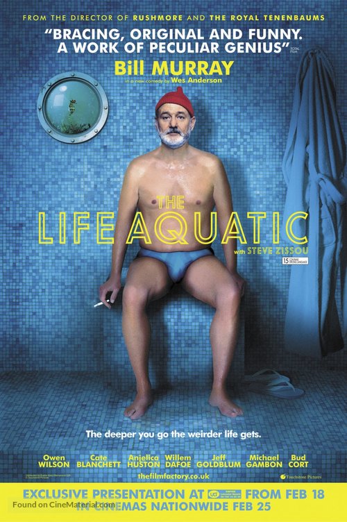 The Life Aquatic with Steve Zissou - British Movie Poster