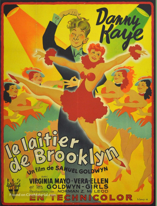 The Kid from Brooklyn - French Movie Poster