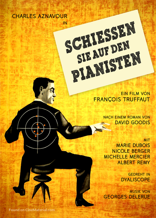 Tirez sur le pianiste - German Movie Cover