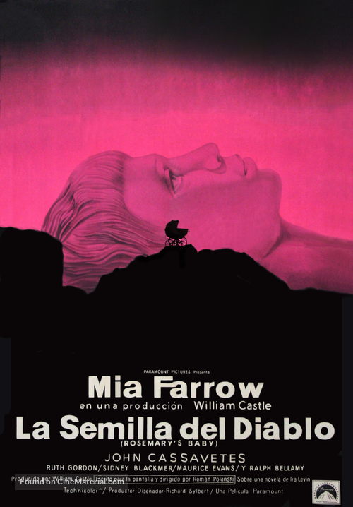 Rosemary&#039;s Baby - Spanish Movie Poster