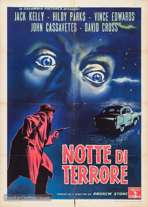 The Night Holds Terror - Italian Movie Poster