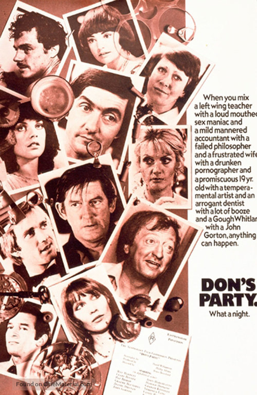 Don&#039;s Party - Australian Movie Poster