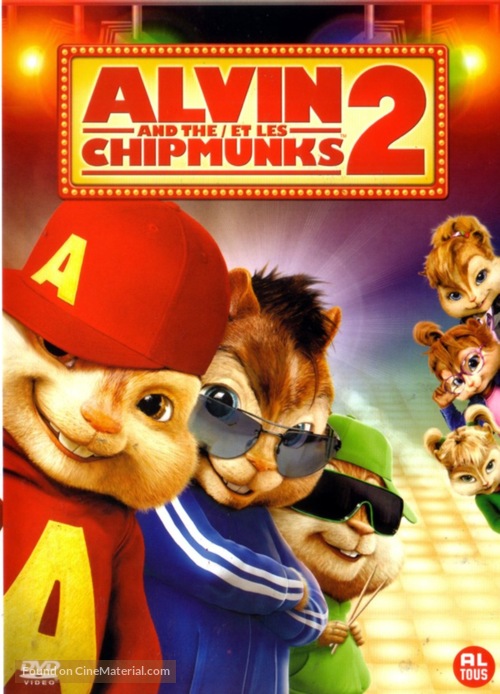 Alvin and the Chipmunks: The Squeakquel - Dutch DVD movie cover