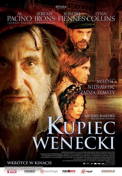 The Merchant of Venice - Polish Movie Poster