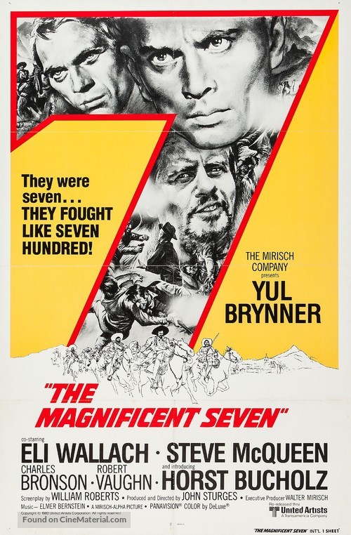 The Magnificent Seven - Re-release movie poster