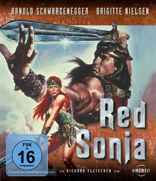 Red Sonja - German Blu-Ray movie cover