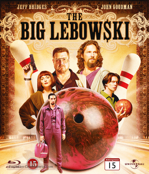 The Big Lebowski - Danish Blu-Ray movie cover