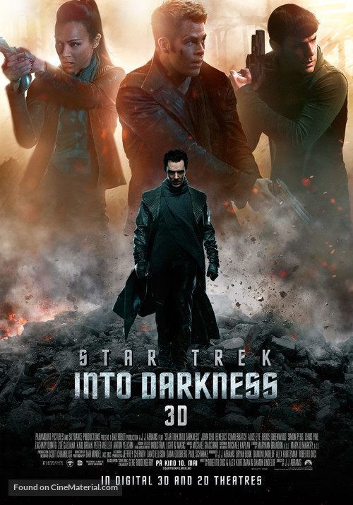 Star Trek Into Darkness - Norwegian Movie Poster