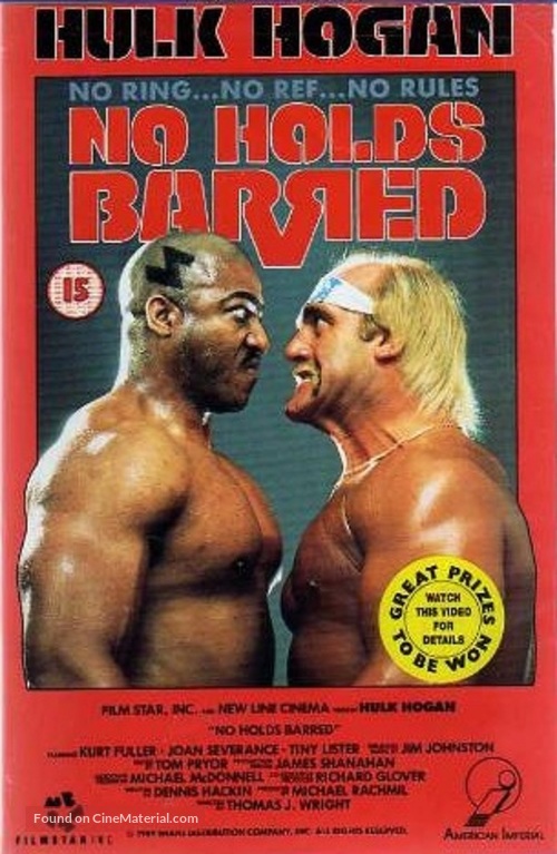 No Holds Barred - British VHS movie cover