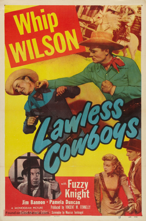 Lawless Cowboys - Movie Poster