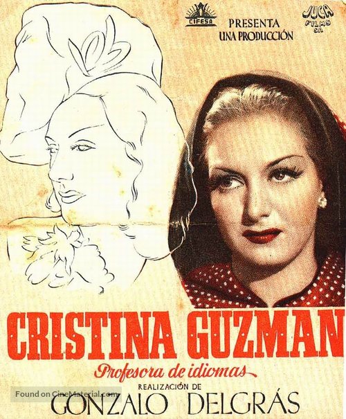 Cristina Guzm&aacute;n - Spanish Movie Poster
