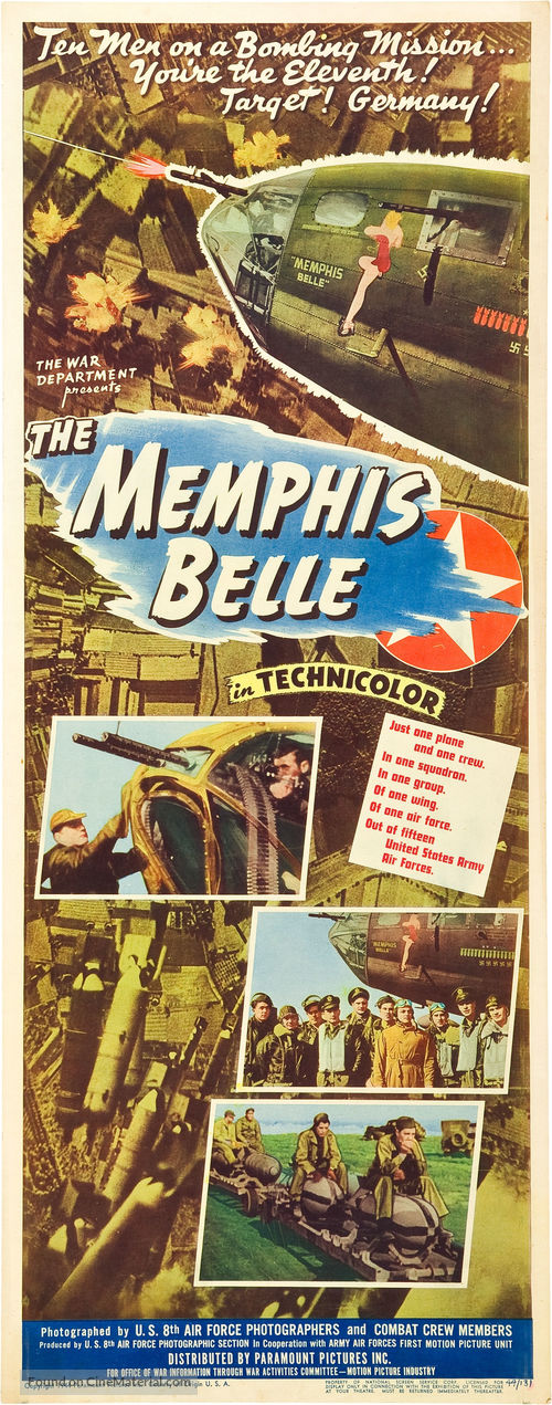 The Memphis Belle: A Story of a Flying Fortress - Movie Poster