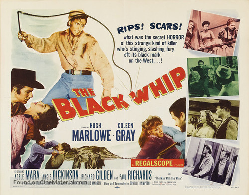 The Black Whip - Movie Poster