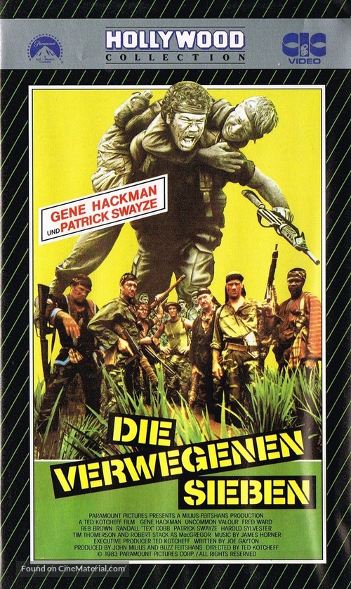 Uncommon Valor - German VHS movie cover