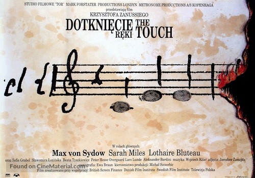 Dotkniecie reki - Polish Movie Poster