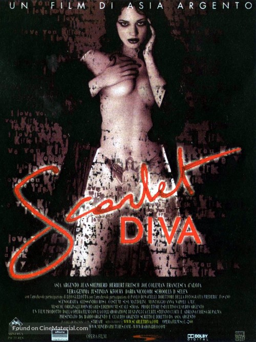 Scarlet Diva - Italian Movie Poster