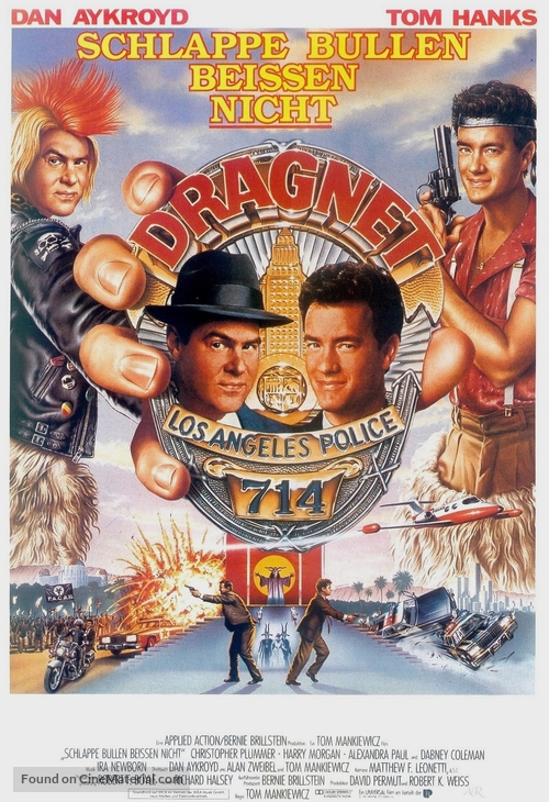 Dragnet - German Movie Poster