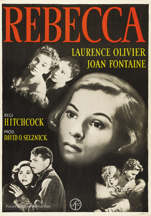 Rebecca - Swedish Movie Poster