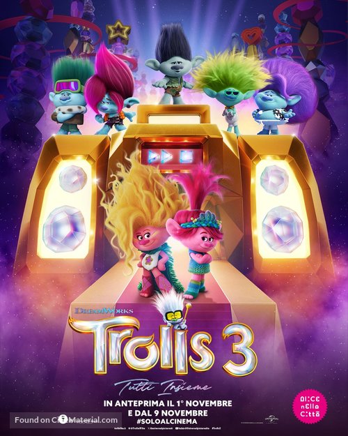 Trolls Band Together - Italian Movie Poster