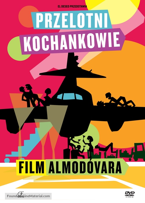 Los amantes pasajeros - Polish DVD movie cover