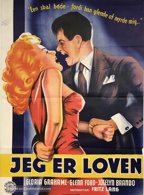 The Big Heat - Danish Movie Poster