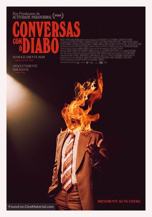 Late Night with the Devil - Portuguese Movie Poster