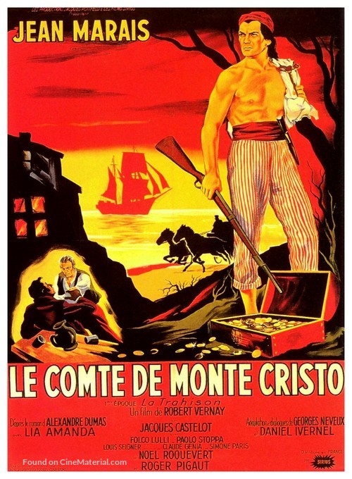 Le comte de Monte-Cristo - French Movie Poster