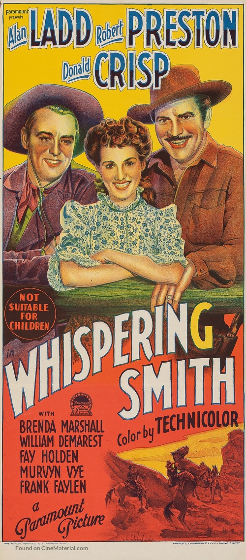 Whispering Smith - Australian Movie Poster