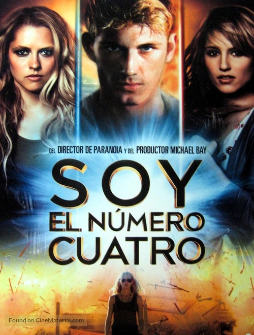 I Am Number Four - Argentinian Blu-Ray movie cover