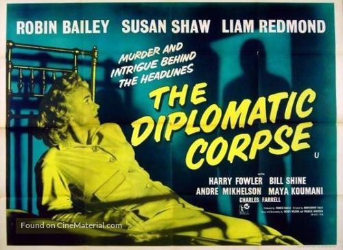 The Diplomatic Corpse - British Movie Poster