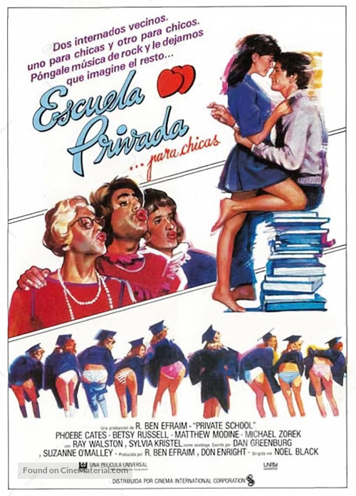 Private School - Spanish Movie Poster