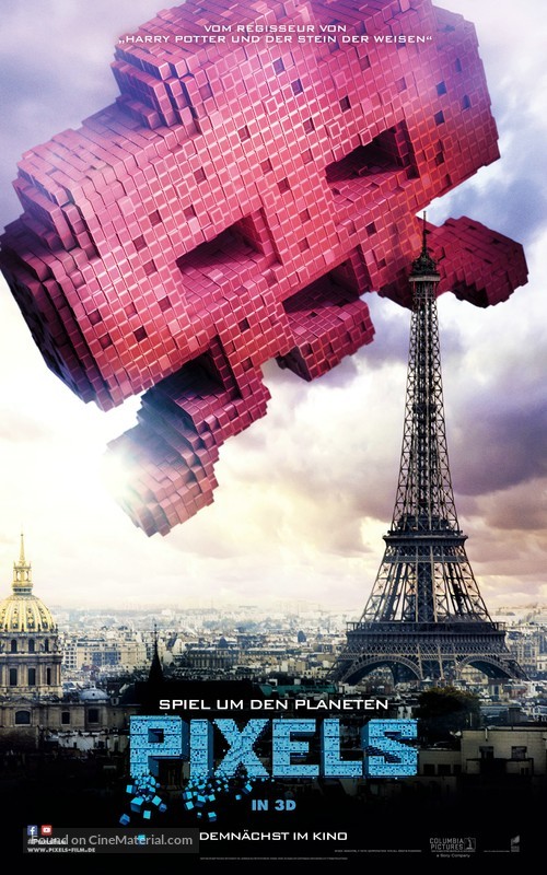 Pixels - German Movie Poster